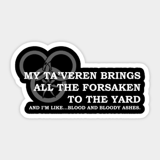 Ta'veren. Sticker